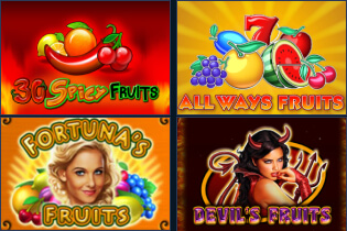 Ротативки с плодове в Палмс Бет казино